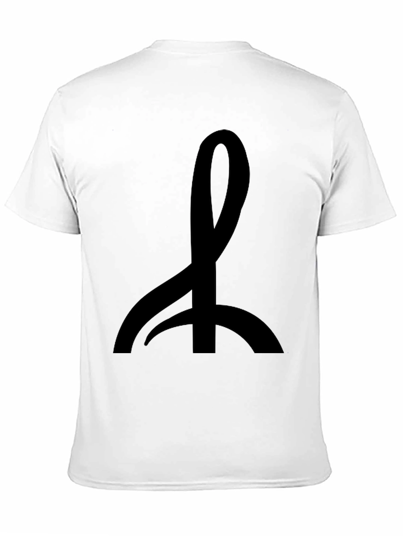 Black Graphic Tee - Abstract Symbol