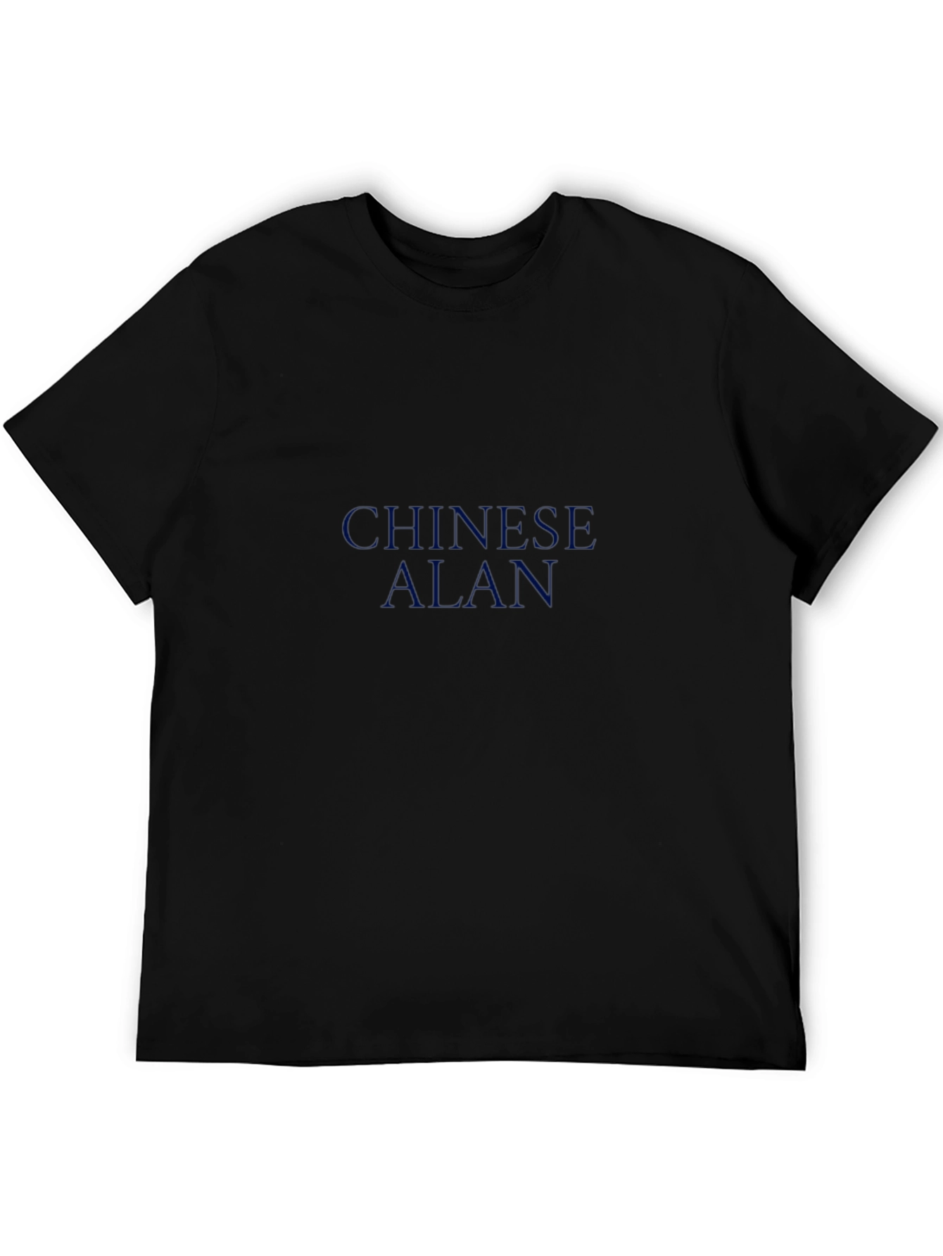 Chinese Alan Graphic Tee - Stylish Cotton Blend