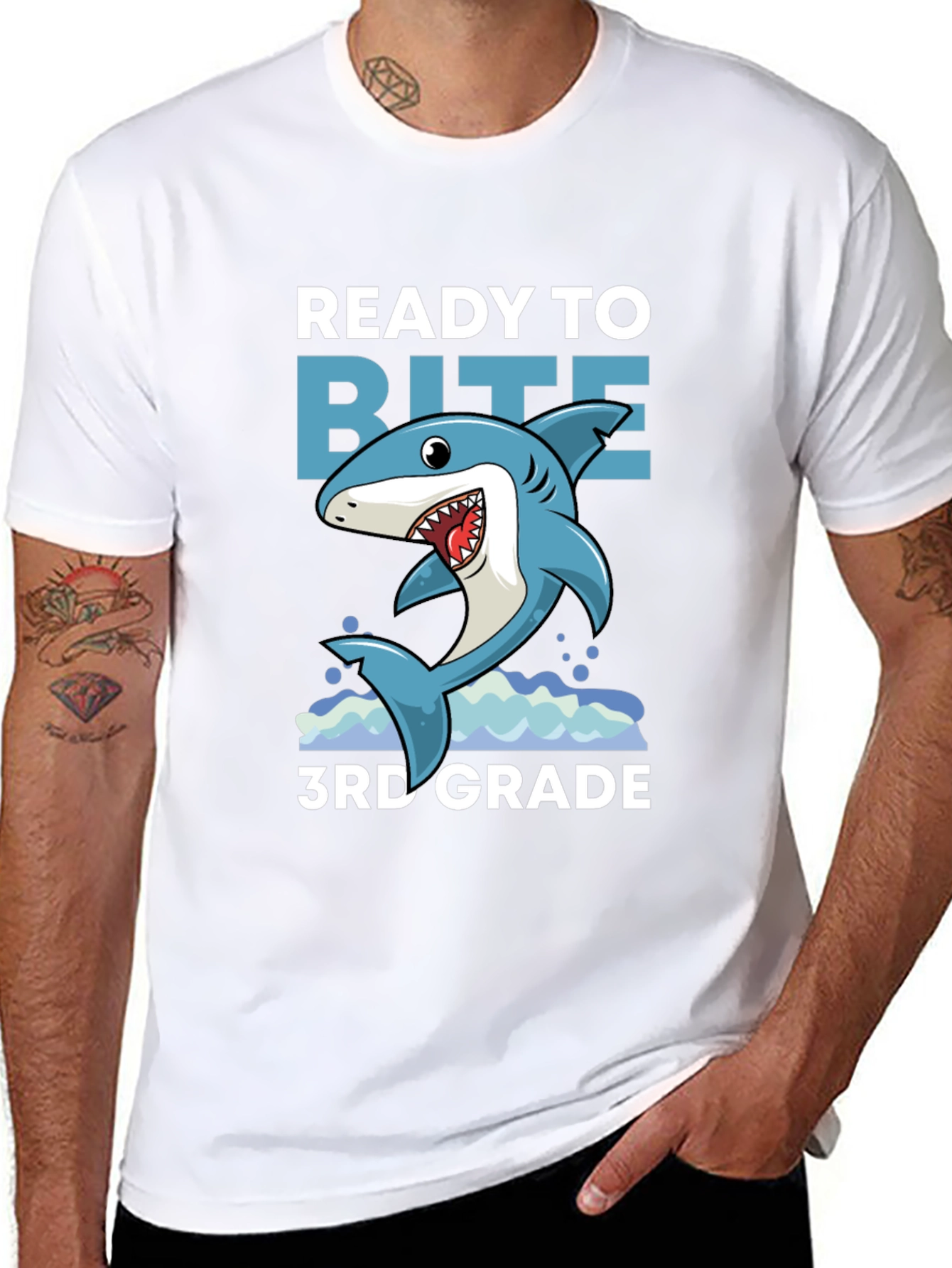 Ready To Bite 3rd Grade Graphic T-Shirt