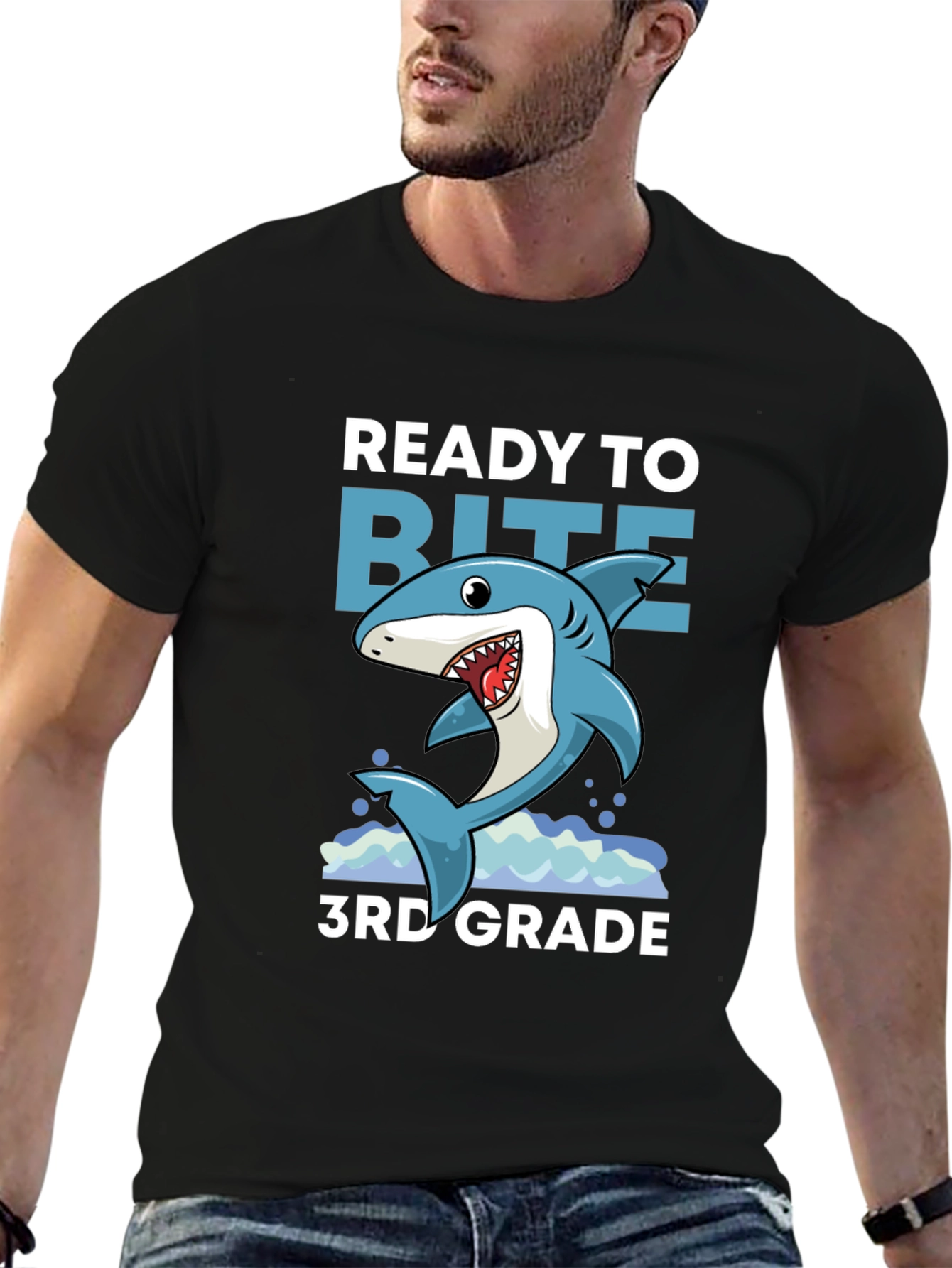 Ready To Bite 3rd Grade Graphic T-Shirt