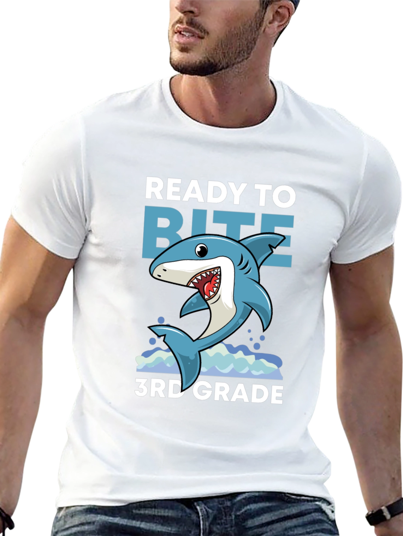 Ready To Bite 3rd Grade Graphic T-Shirt