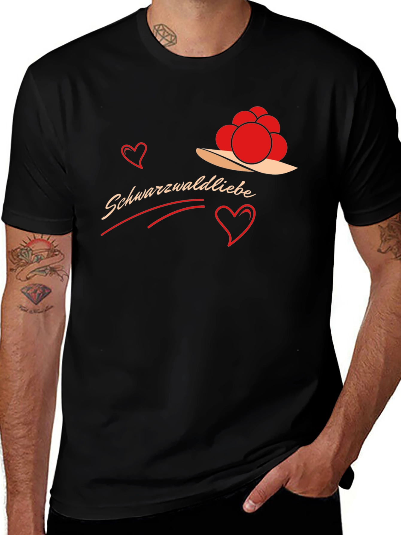 Schwarzwaldliebe Black Forest Love T-Shirt