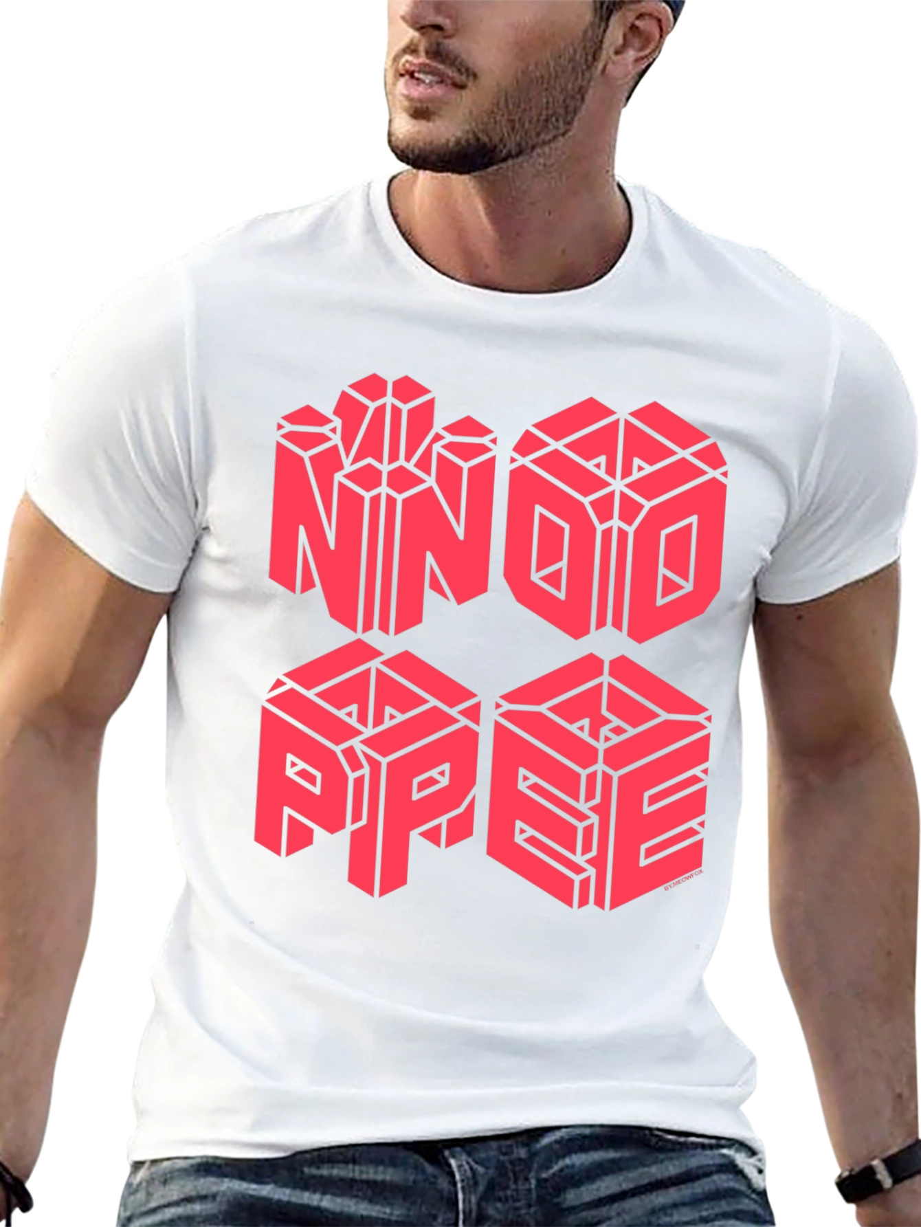 NNDO PPEE Graphic Black Tee