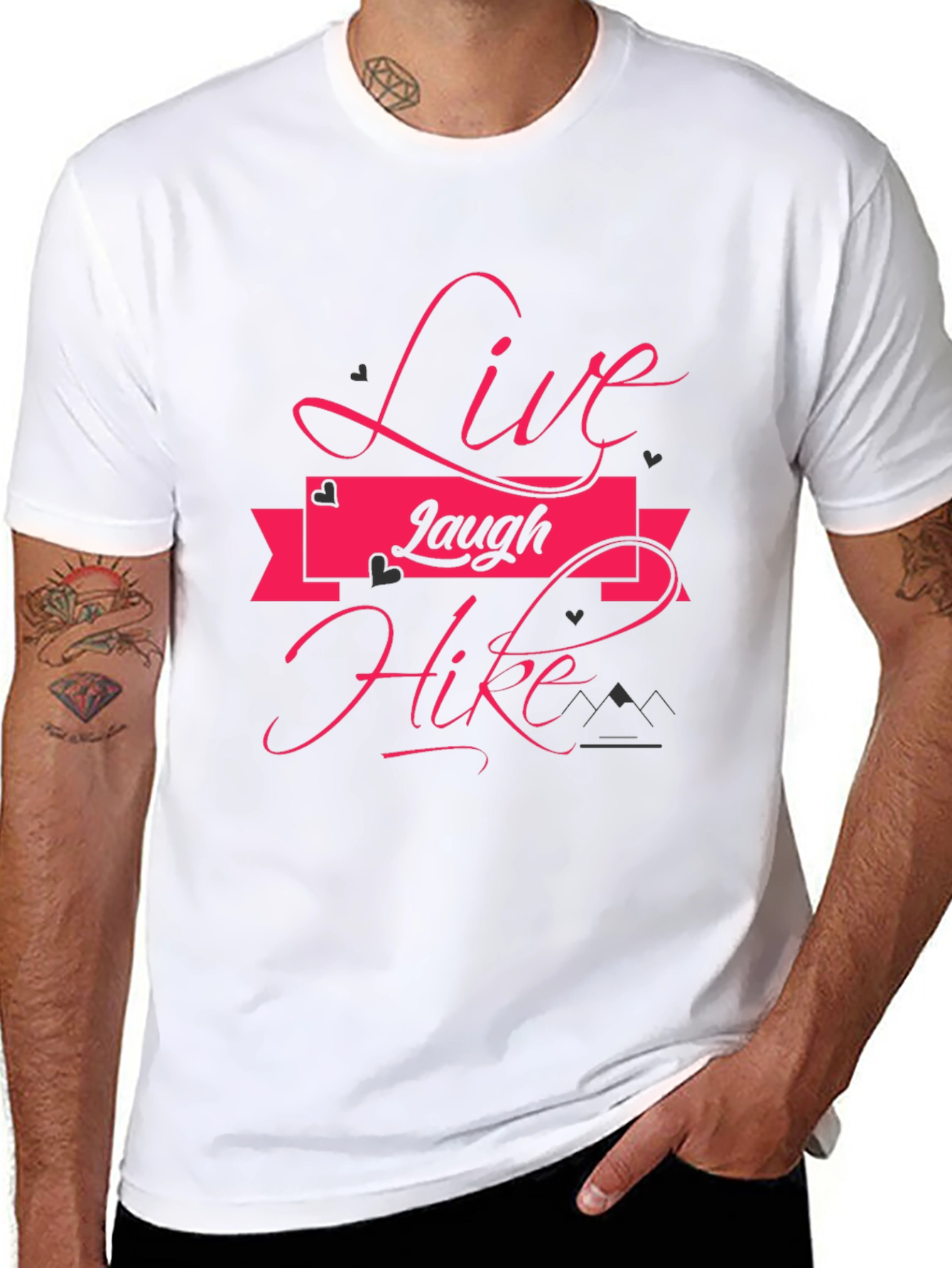 Live Laugh Hike Graphic Tee