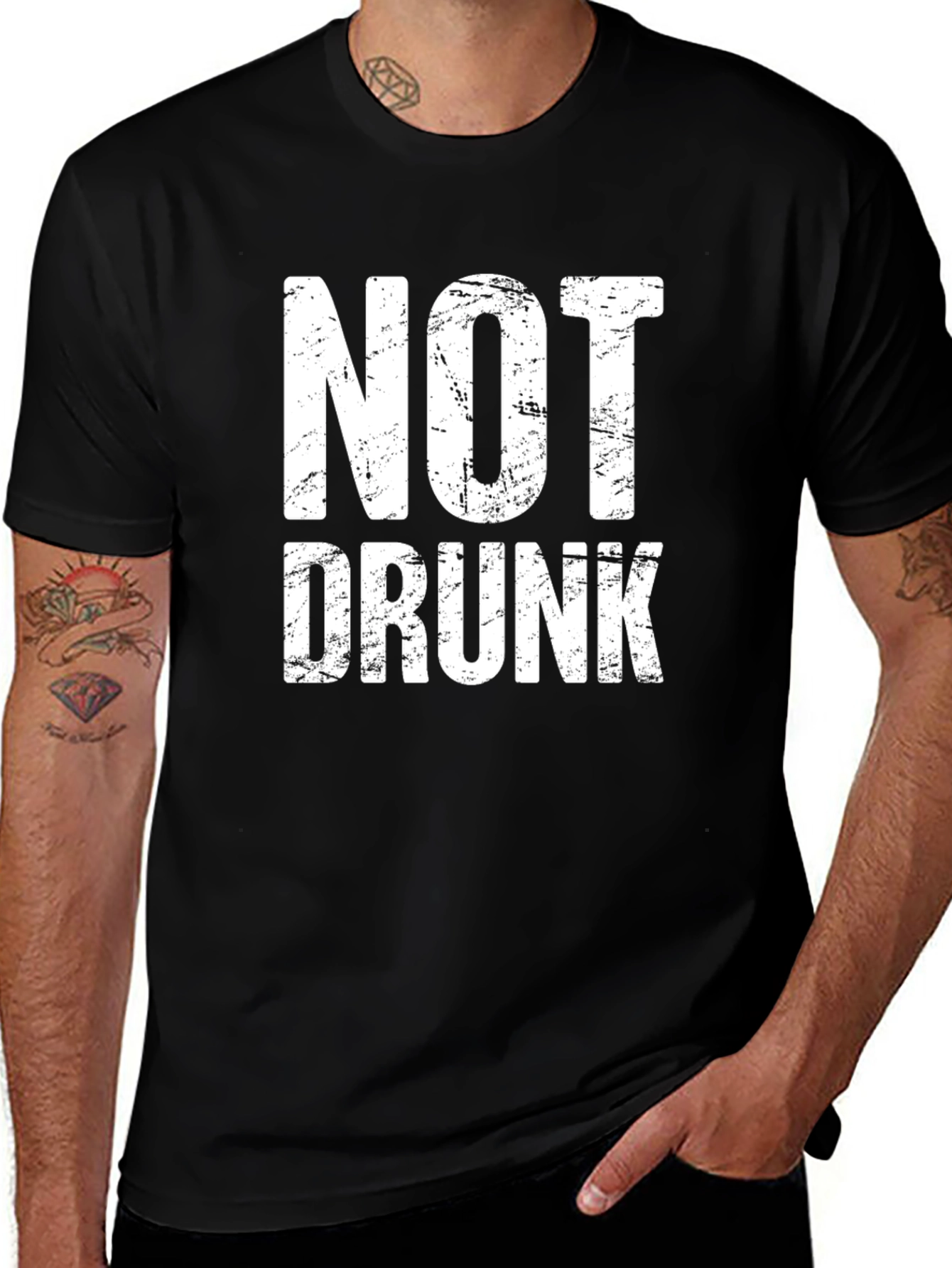 Not Drunk Graphic Tee - Black