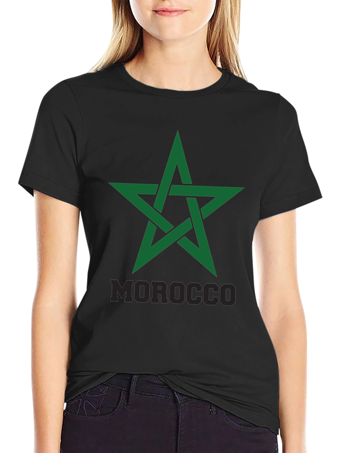 Morocco Star Graphic T-Shirt - Casual Wear