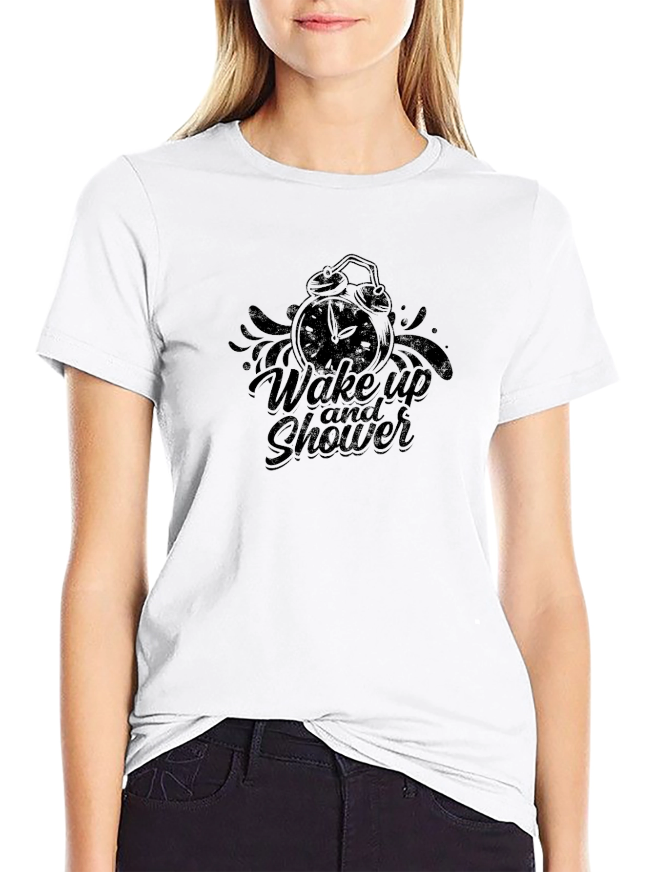 Wake Up and Shower Graphic Tee
