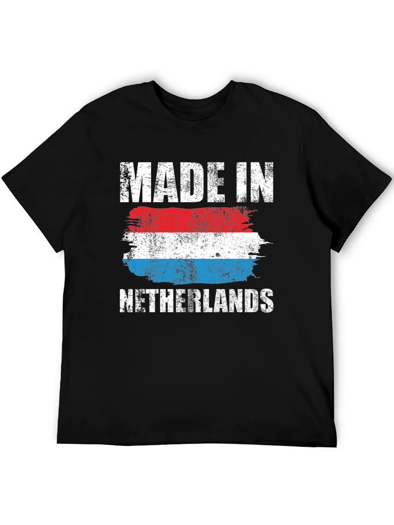 Made in Netherlands T-Shirt Dutch Flag Graphic Tee