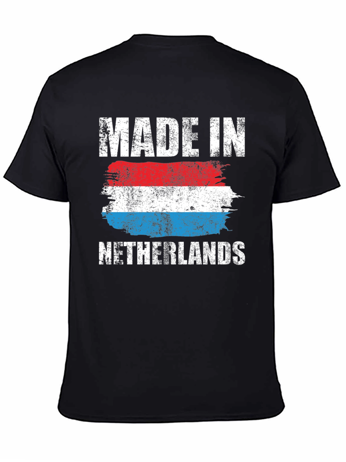 Made in Netherlands T-Shirt Dutch Flag Graphic Tee