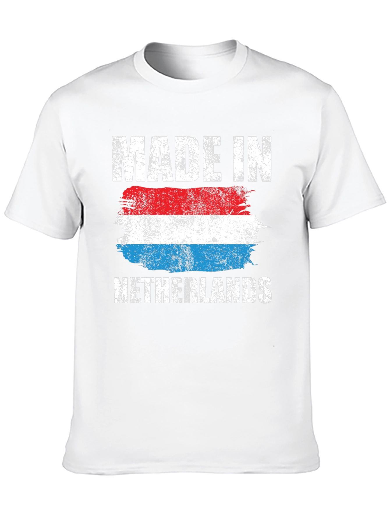 Made in Netherlands T-Shirt Dutch Flag Graphic Tee