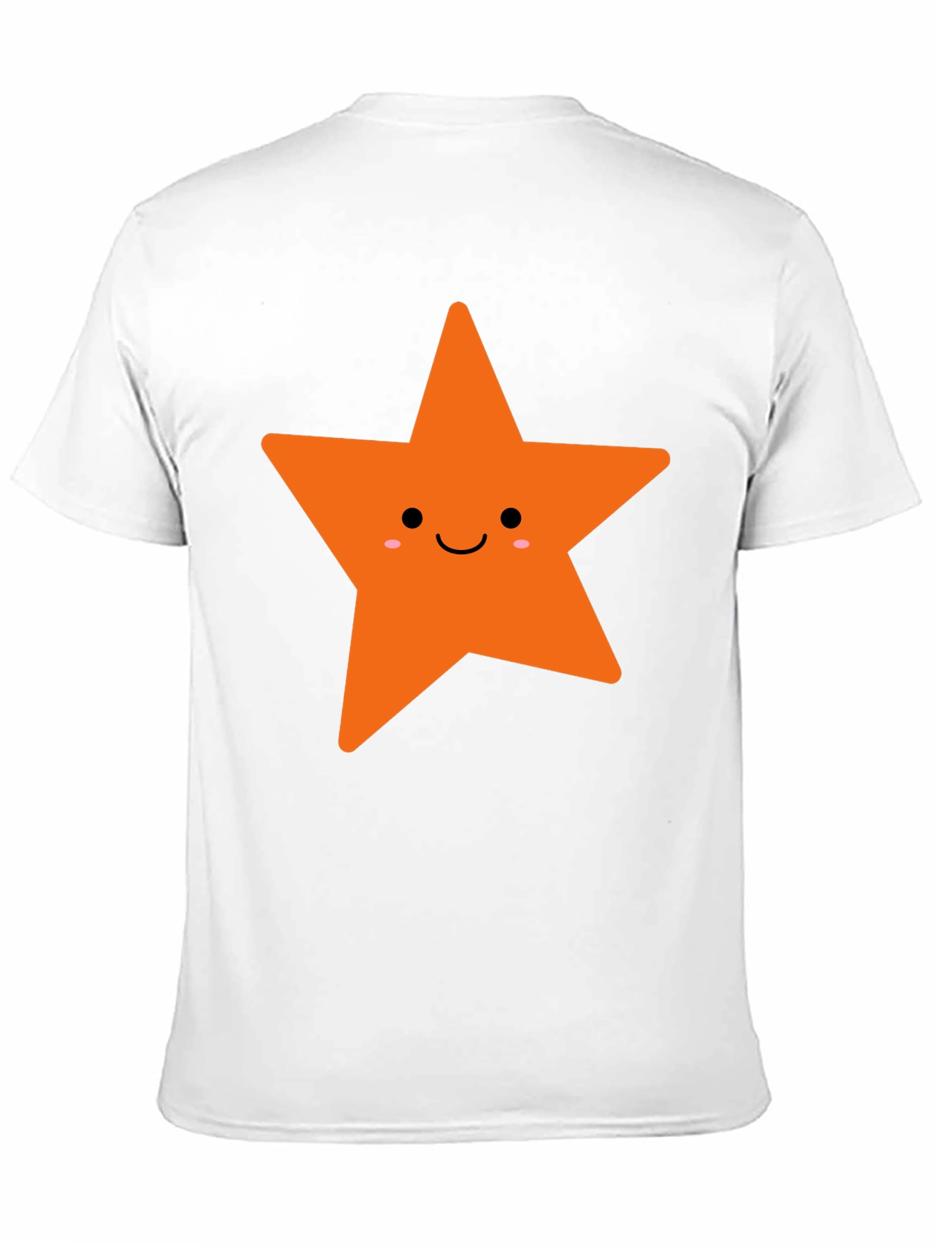 Cute Star Graphic Tee - Black