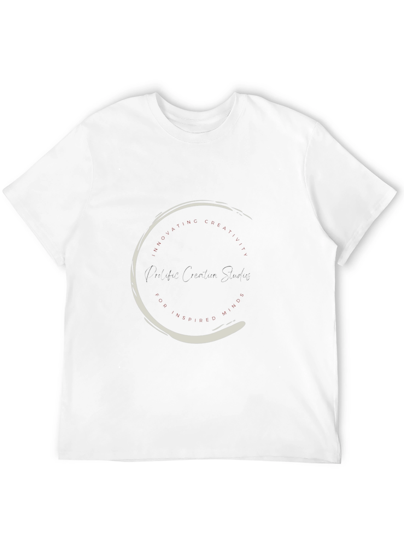 Zen Circle Graphic Tee - Soft Black Cotton T-Shirt
