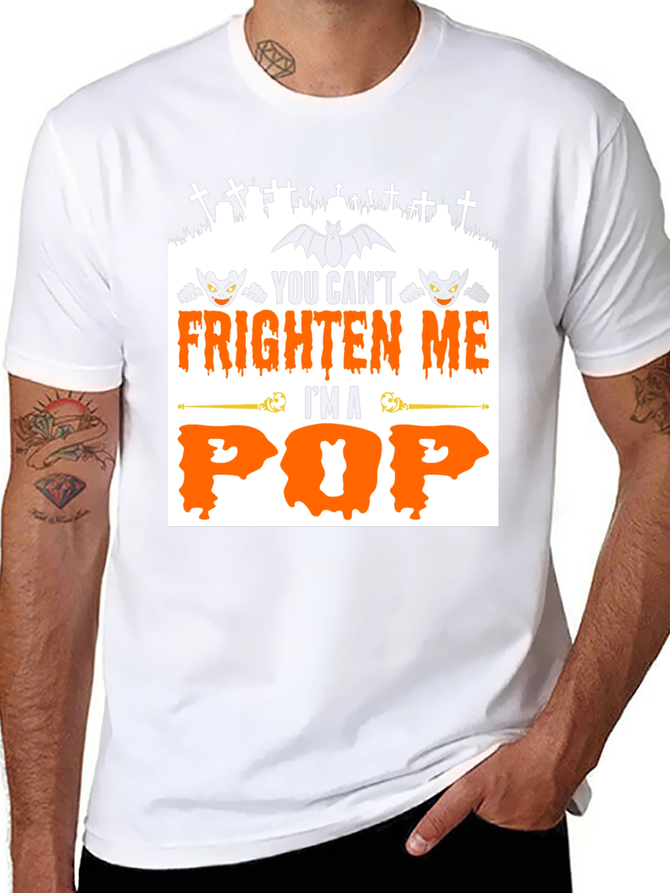 Frighten Me Im a Pop Halloween T-Shirt
