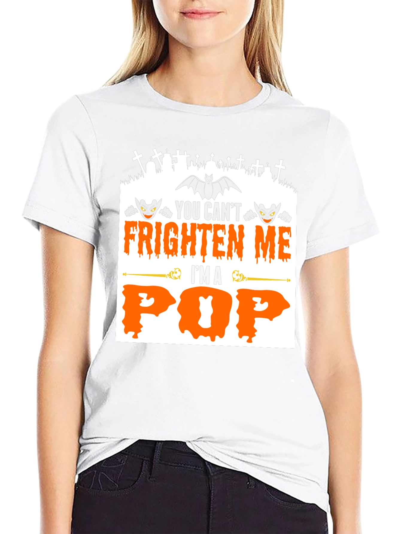 Frighten Me Im a Pop Halloween T-Shirt