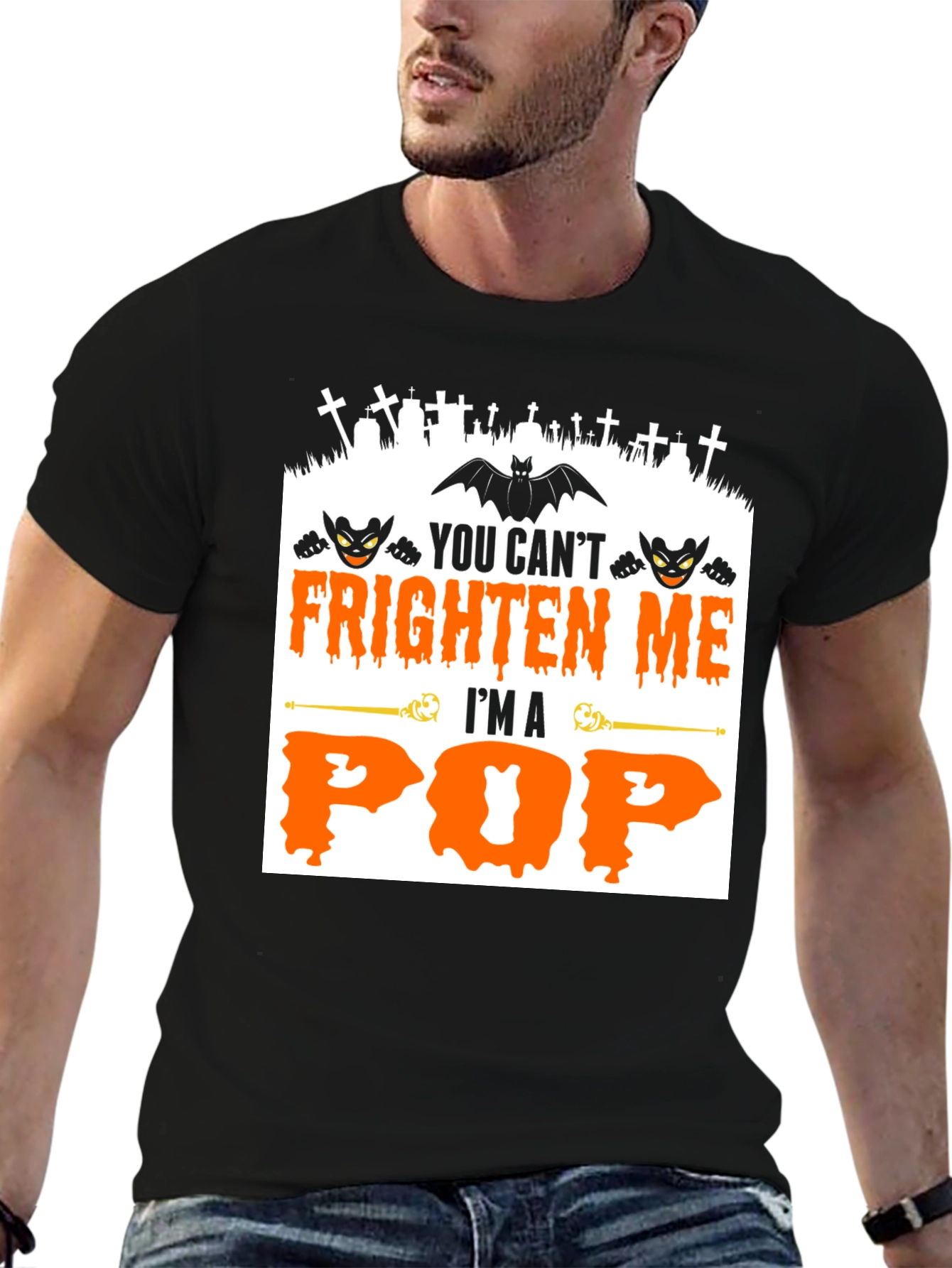 Frighten Me Im a Pop Halloween T-Shirt