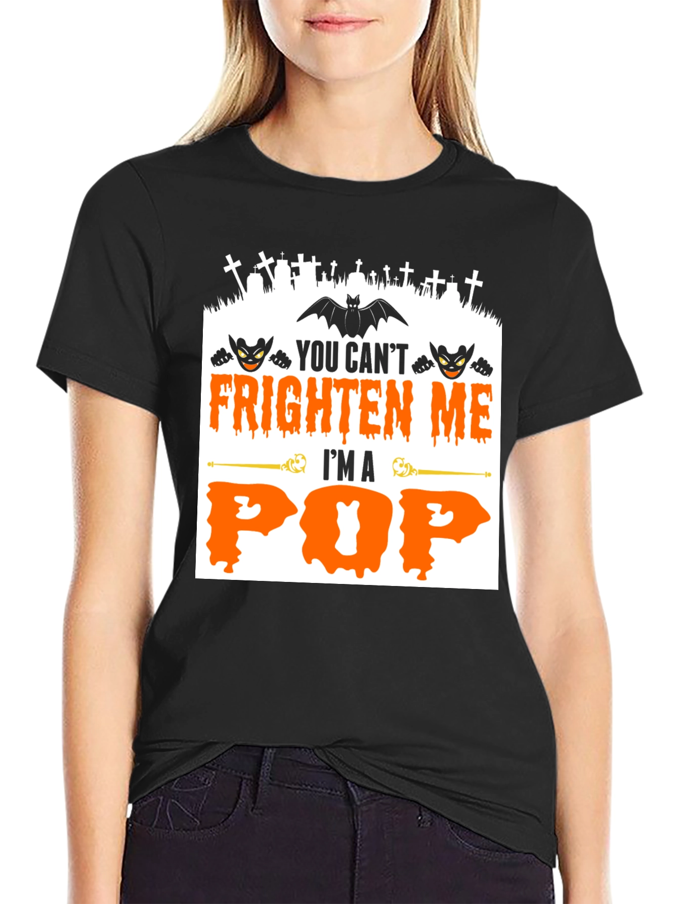 Frighten Me Im a Pop Halloween T-Shirt