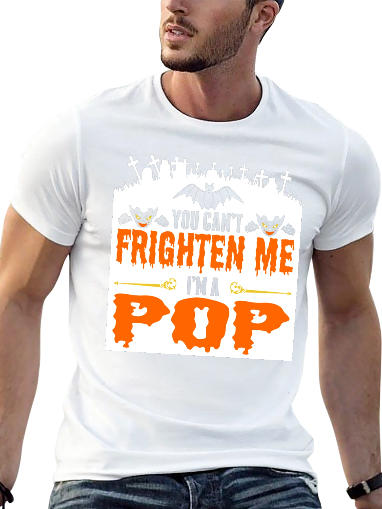 Frighten Me Im a Pop Halloween T-Shirt