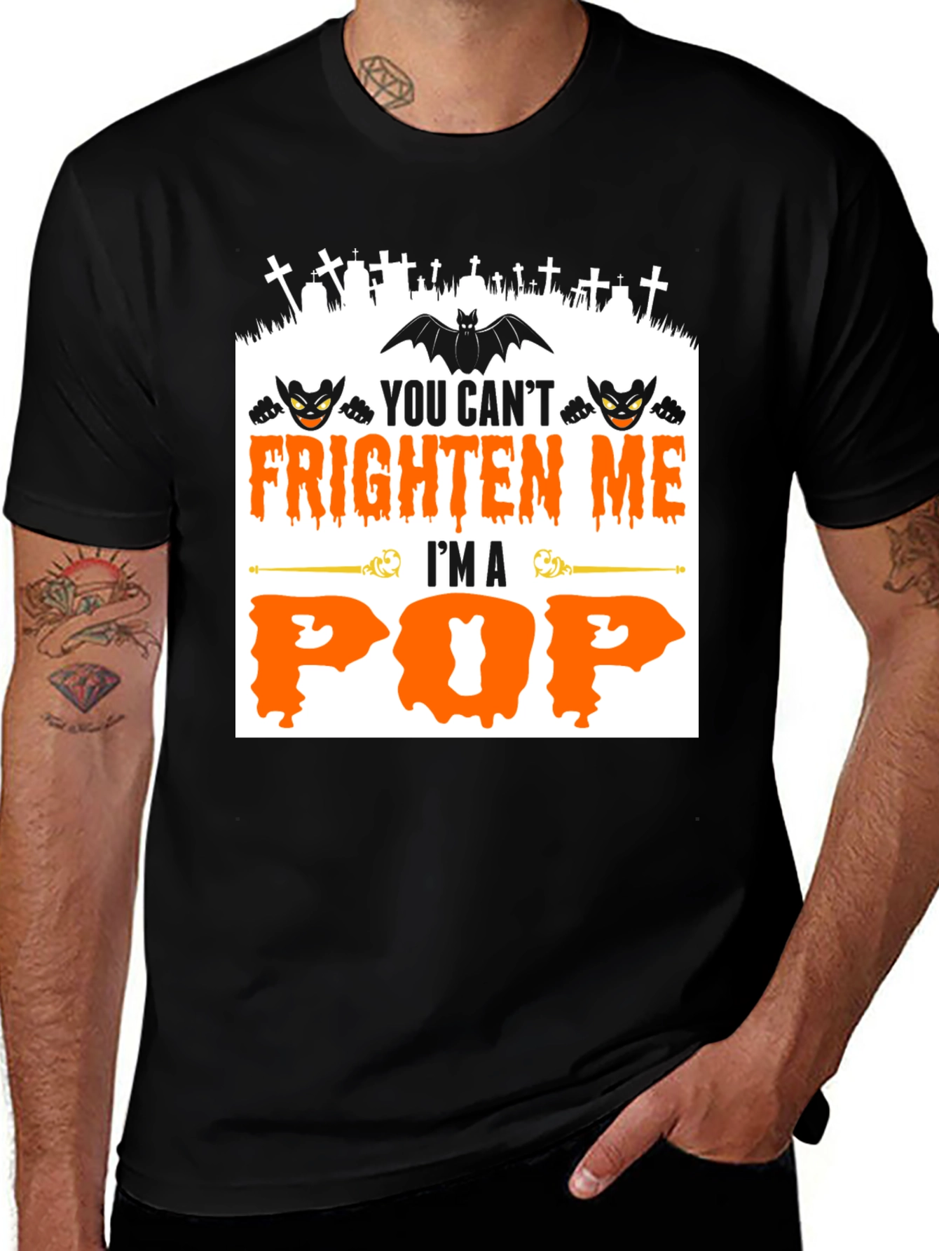 Frighten Me Im a Pop Halloween T-Shirt