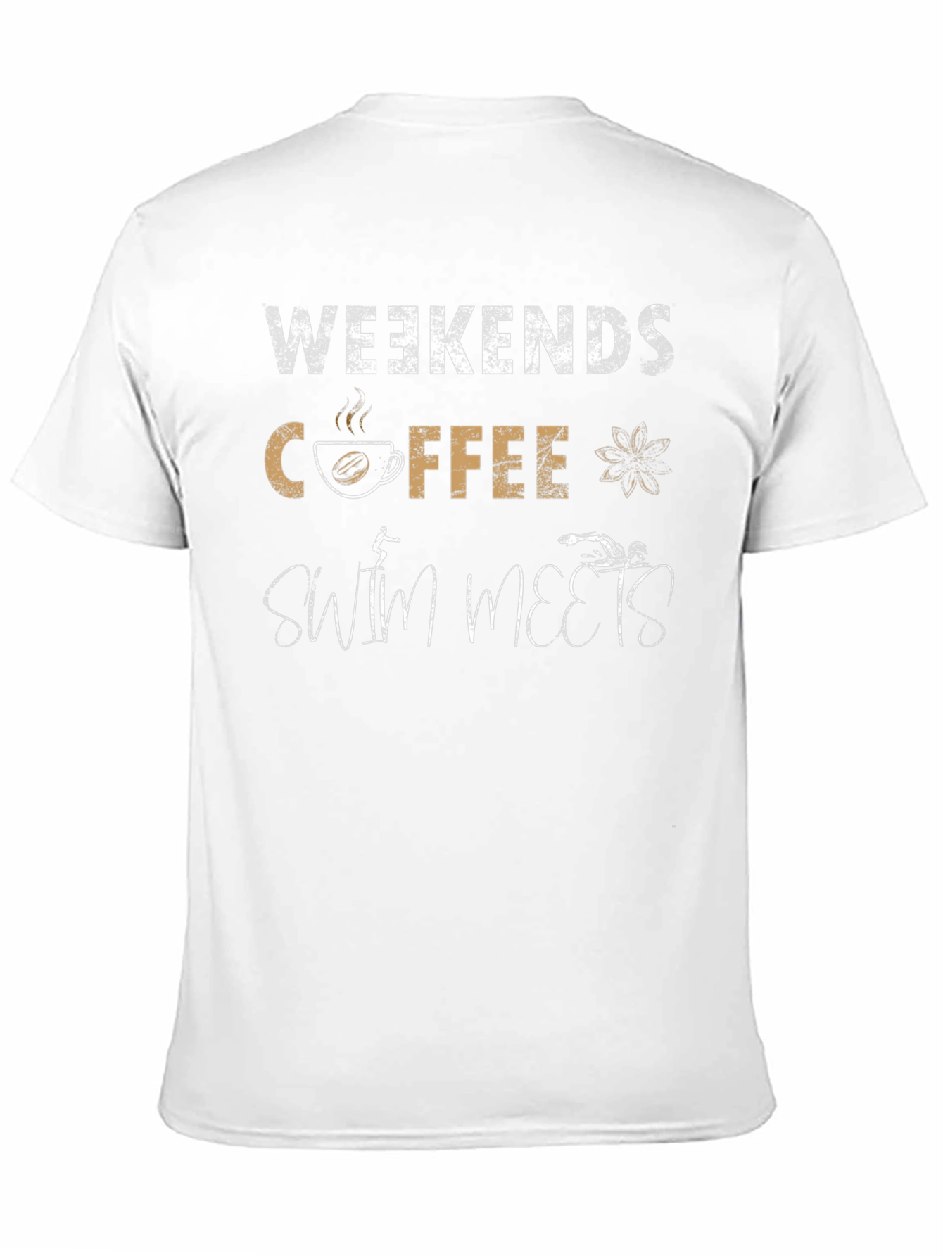 Weekends Coffee Swim Meets T-Shirt