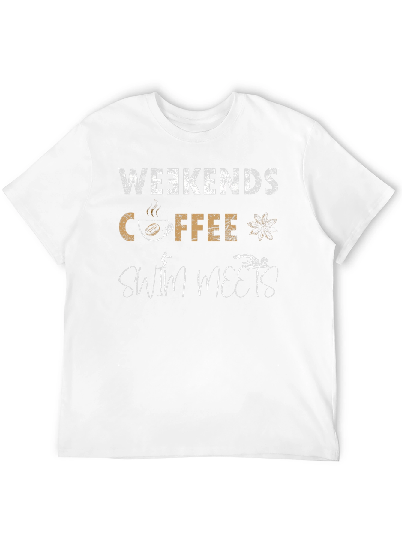 Weekends Coffee Swim Meets T-Shirt
