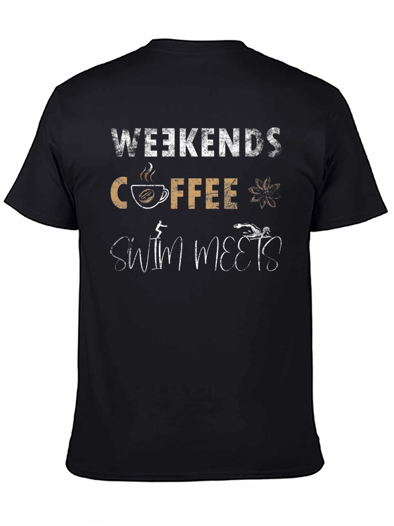 Weekends Coffee Swim Meets T-Shirt