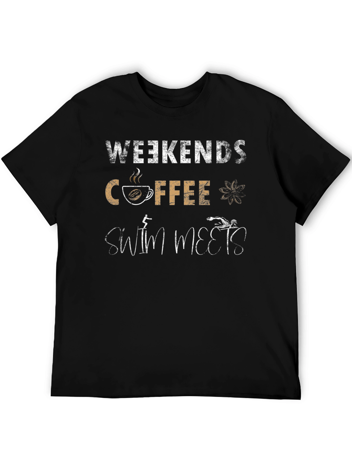 Weekends Coffee Swim Meets T-Shirt