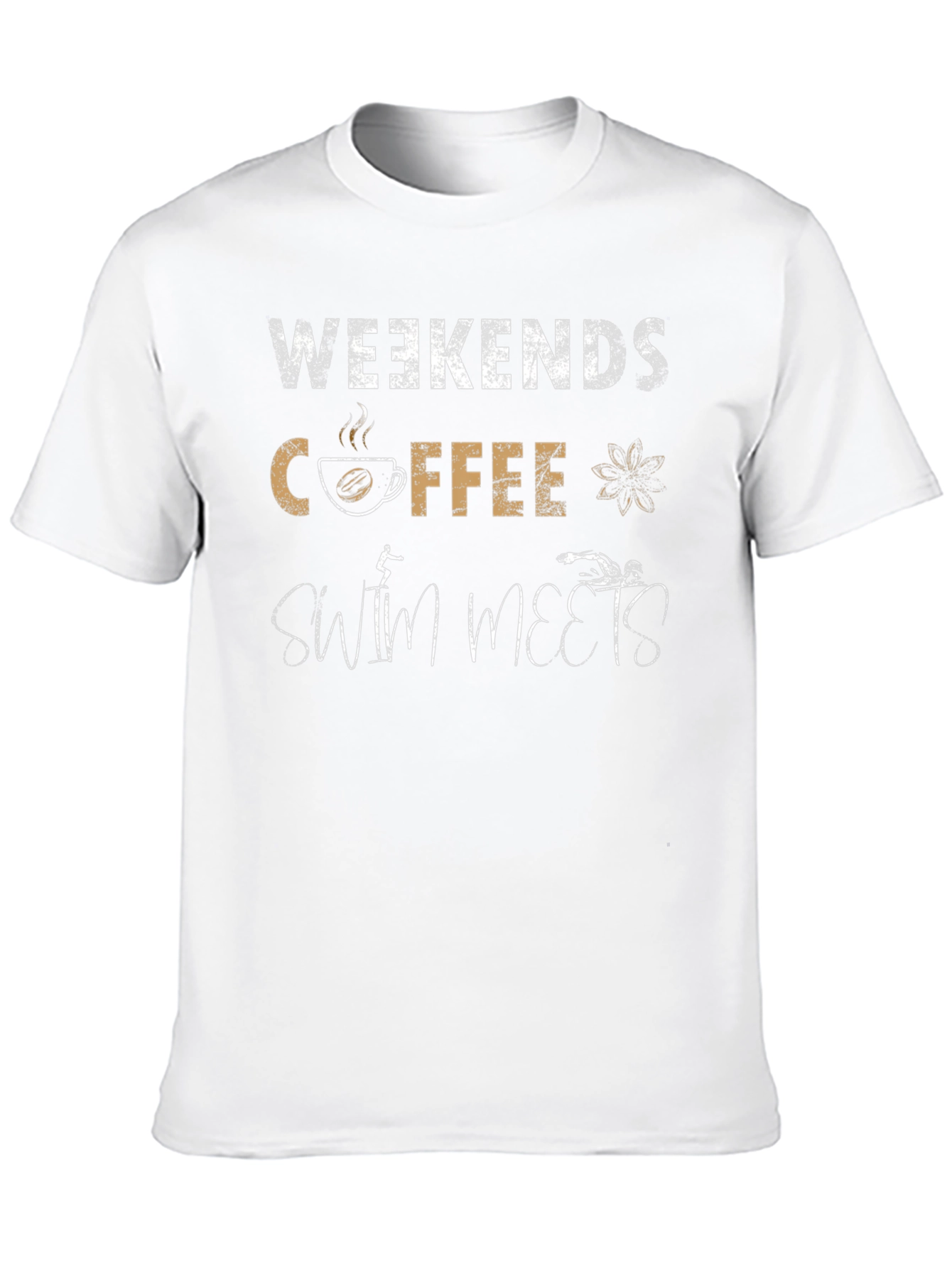 Weekends Coffee Swim Meets T-Shirt