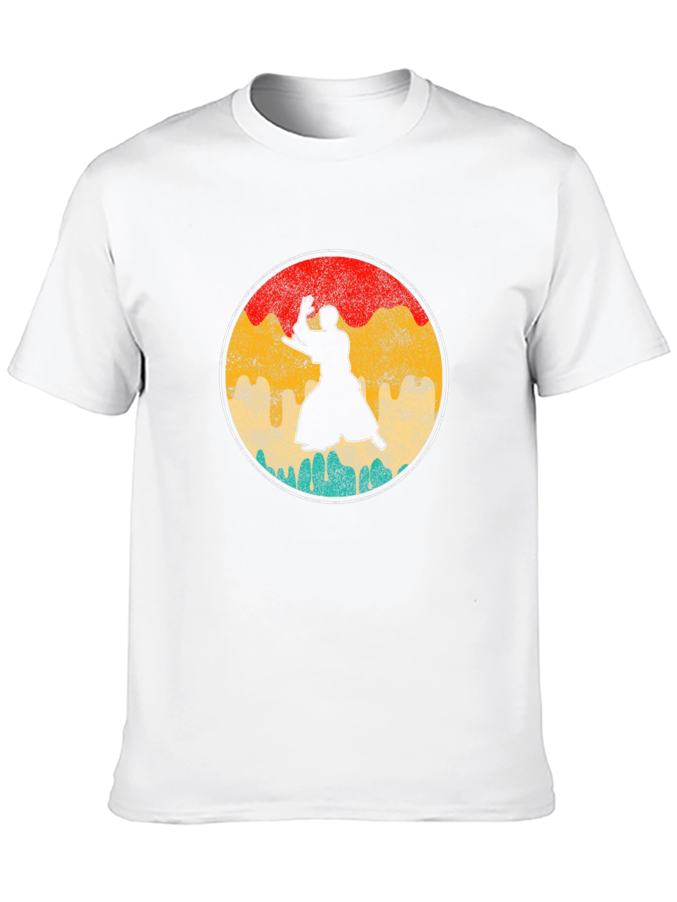 Aikido Silhouette Graphic Tee - Black