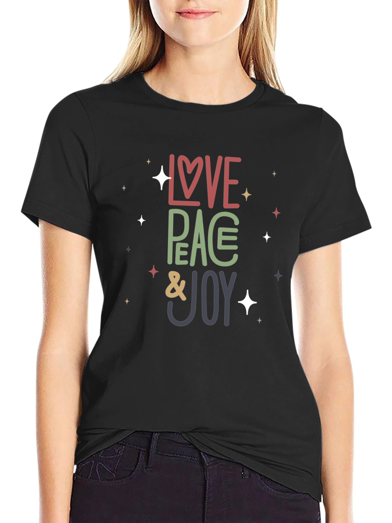 Love Peace Joy Graphic Tee