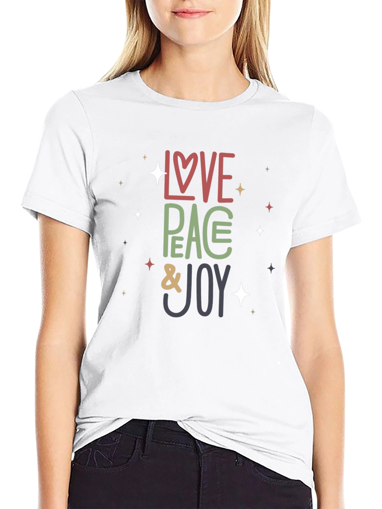 Love Peace Joy Graphic Tee
