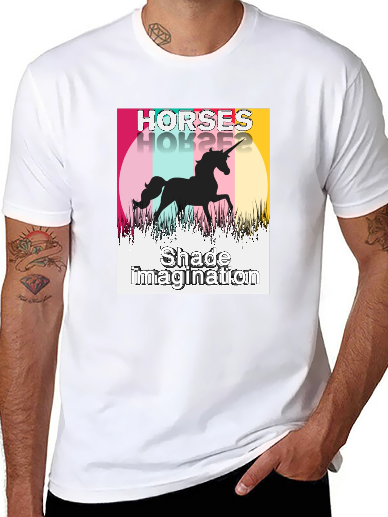 Unicorn Horses Imagination T-Shirt