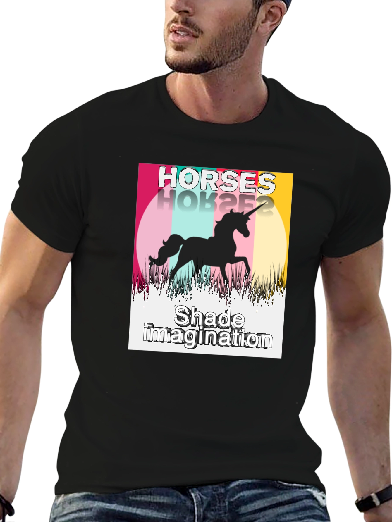 Unicorn Horses Imagination T-Shirt