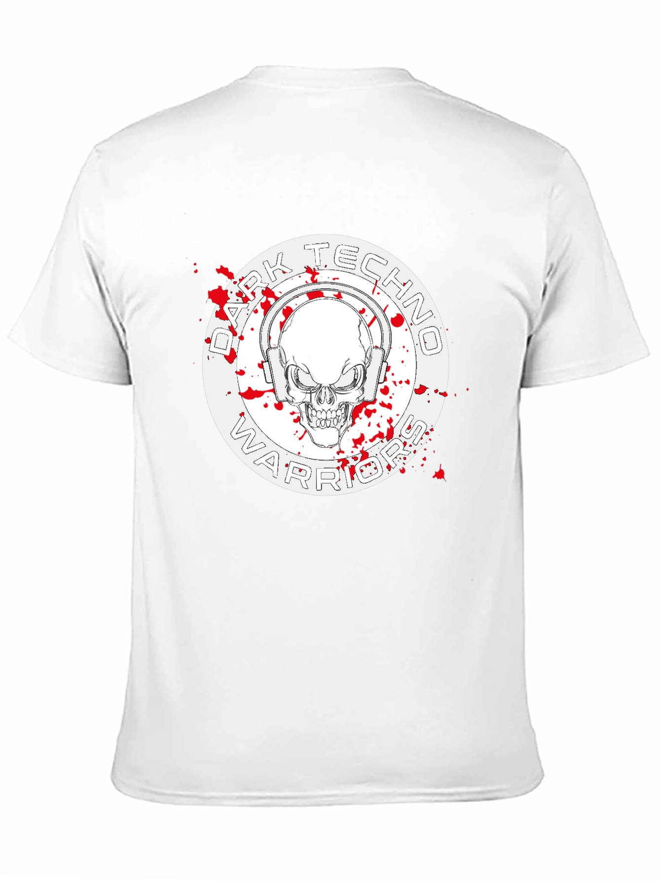 Dark Techno Warrior Graphic T-Shirt