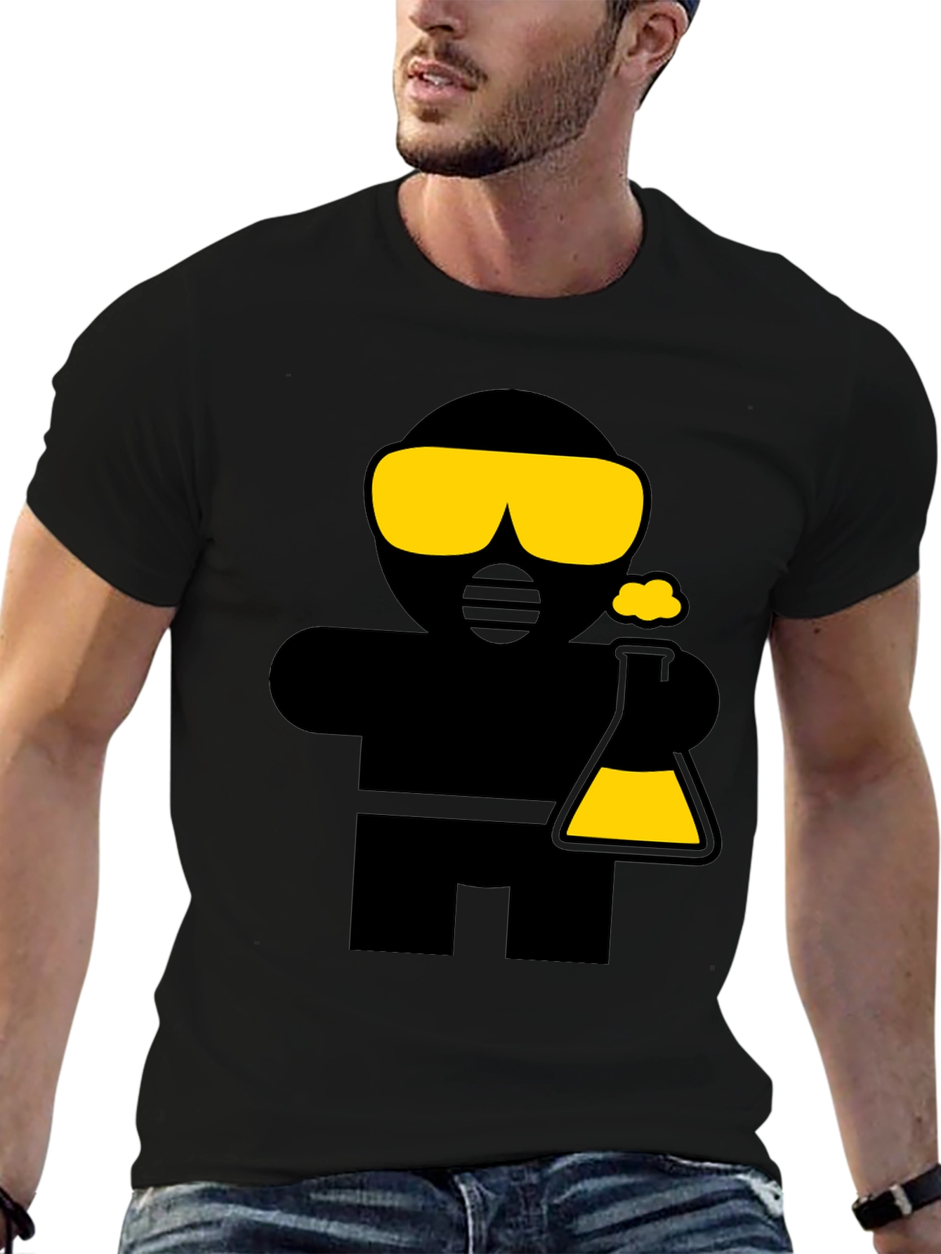 Cool Chemist Graphic Black T-Shirt