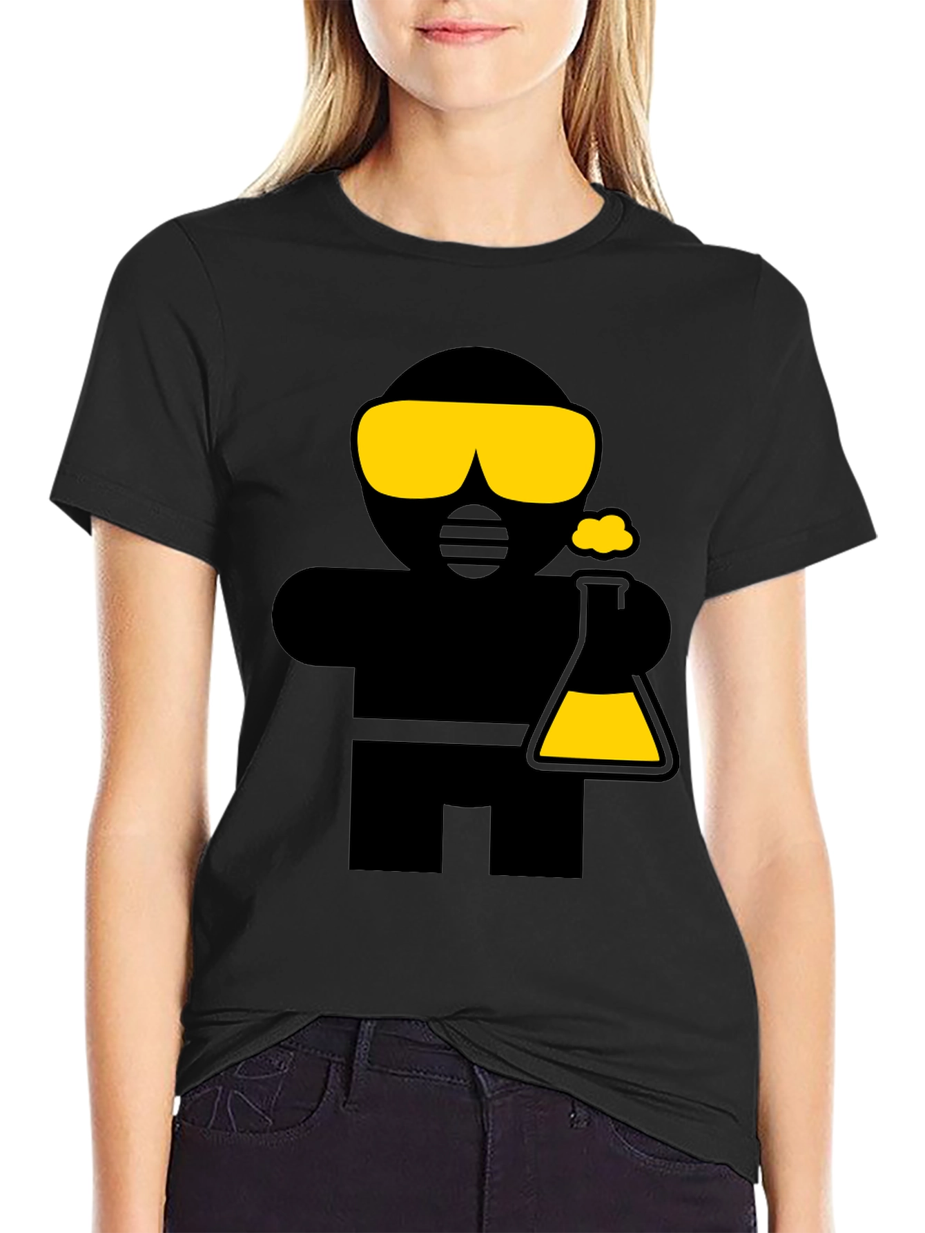 Cool Chemist Graphic Black T-Shirt