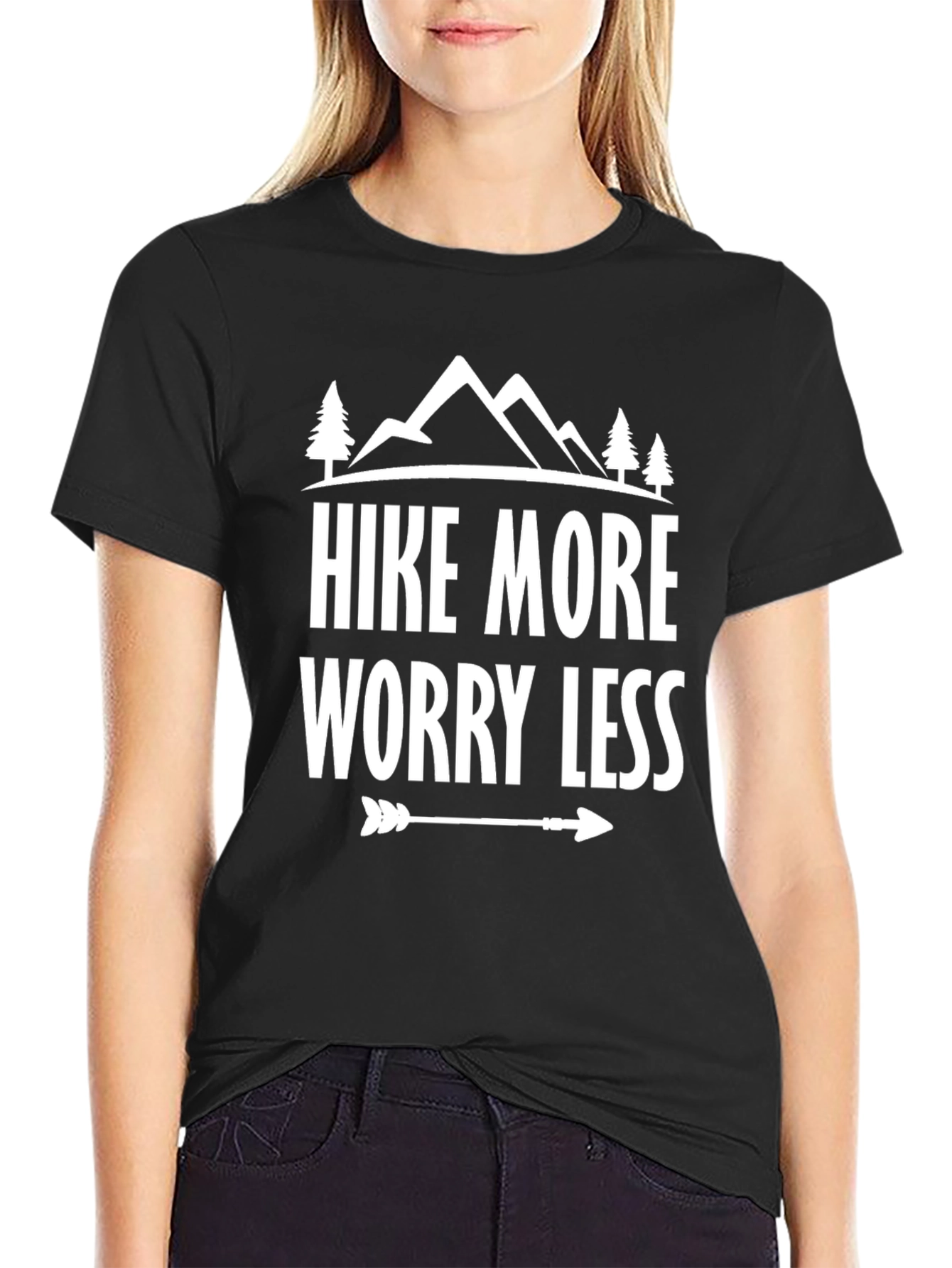 Hike More Worry Less Graphic Tee