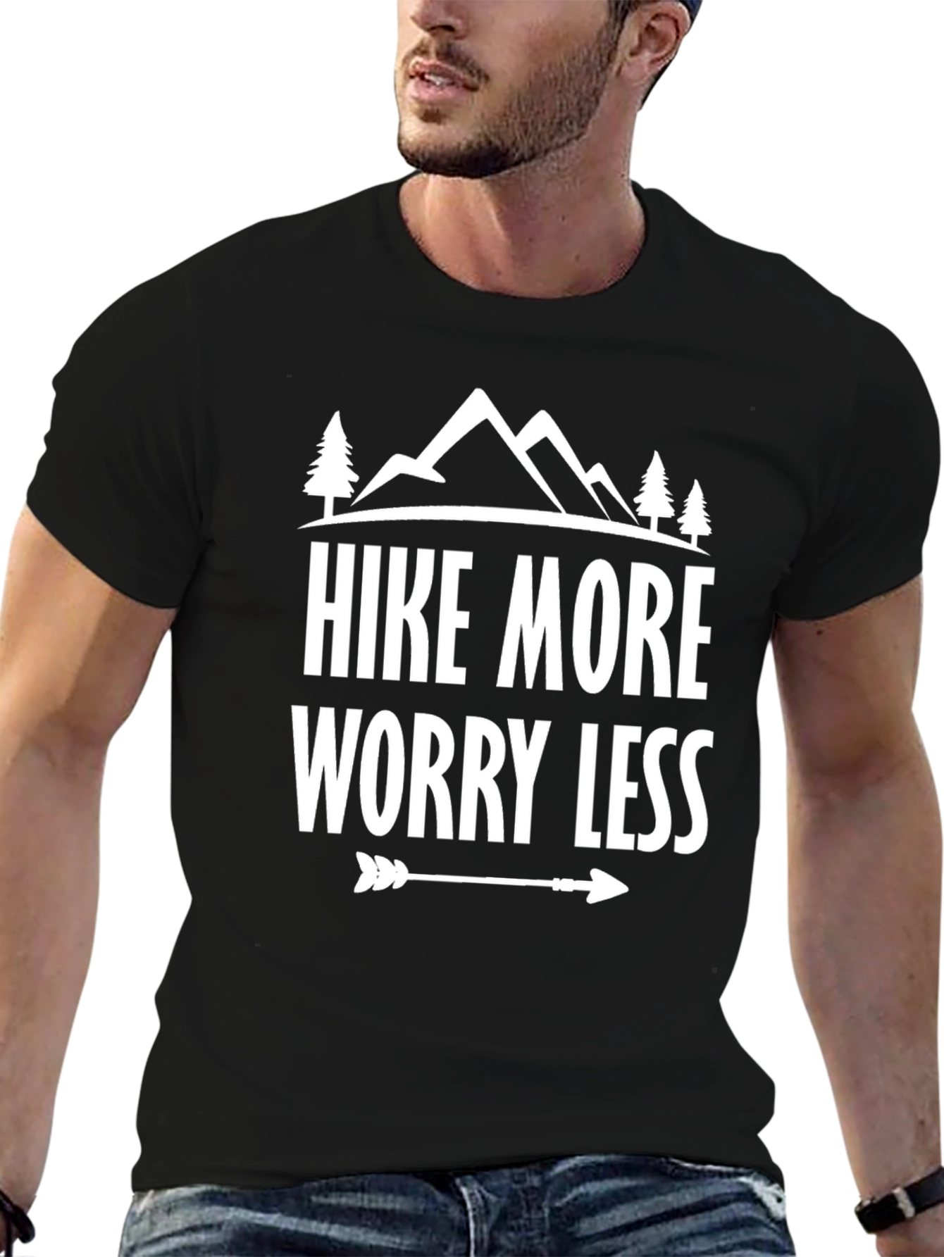 Hike More Worry Less Graphic Tee