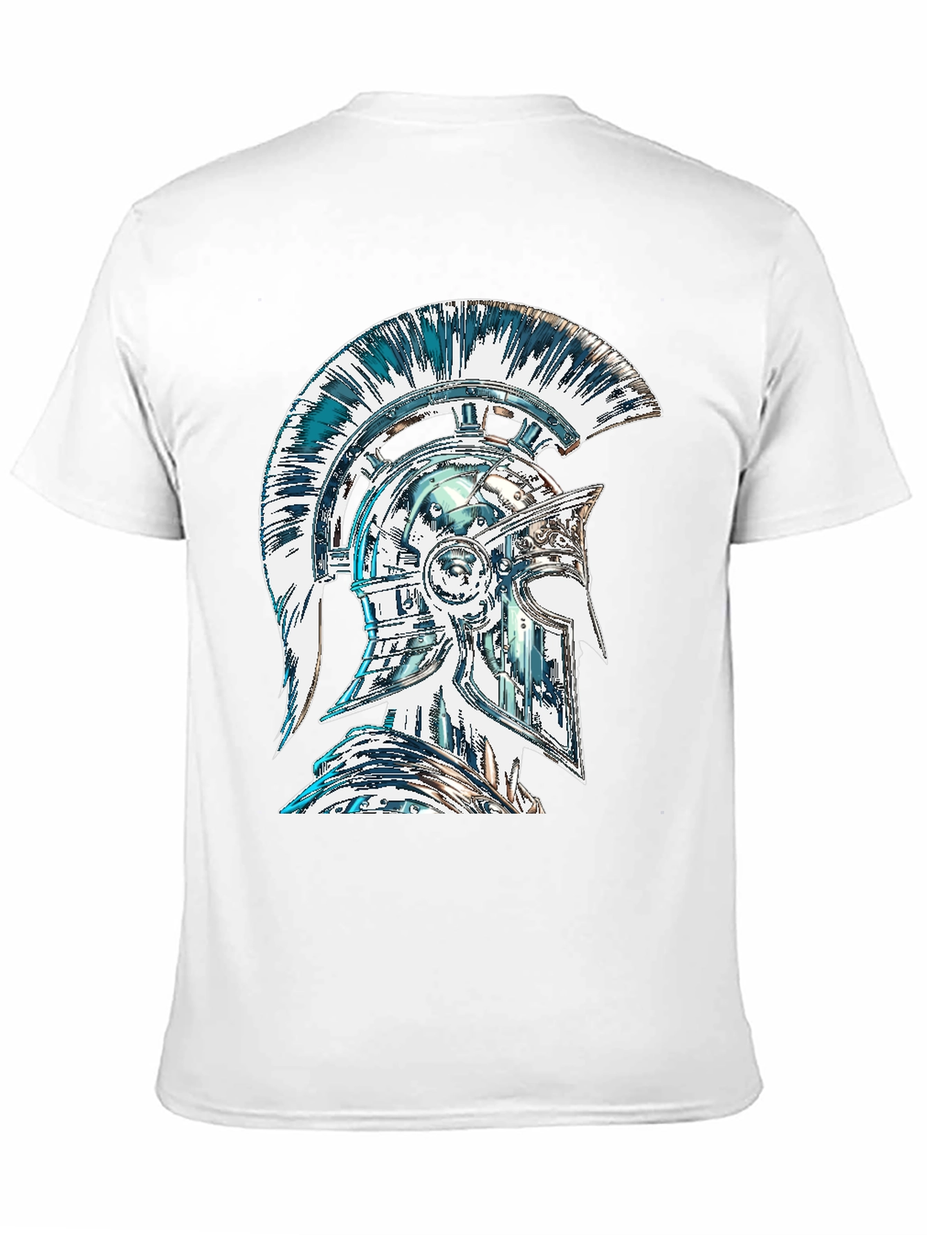 Spartan Helmet Graphic Tee - Warrior Design
