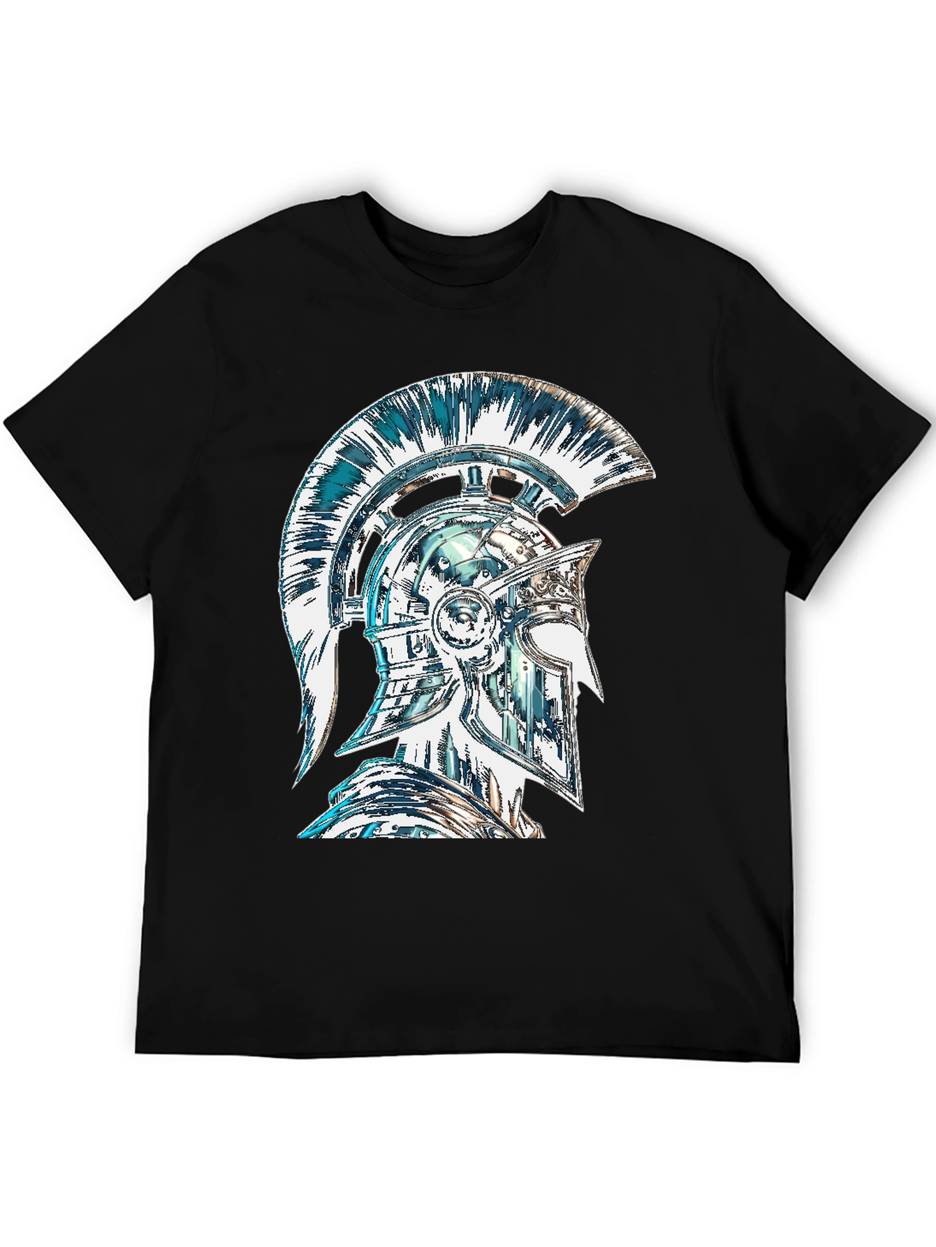 Spartan Helmet Graphic Tee - Warrior Design