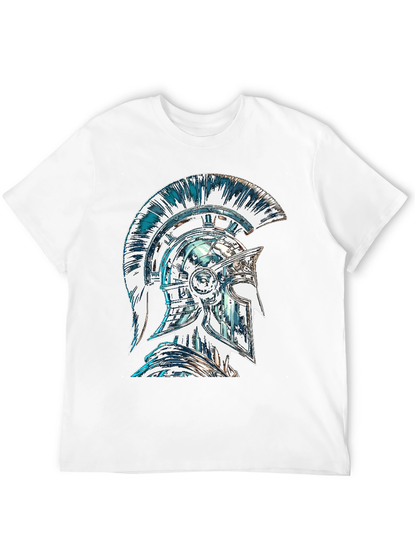 Spartan Helmet Graphic Tee - Warrior Design