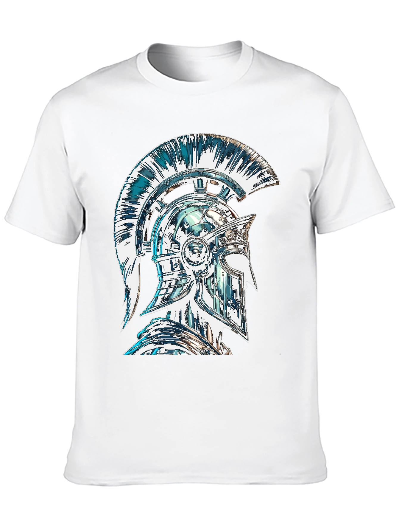 Spartan Helmet Graphic Tee - Warrior Design
