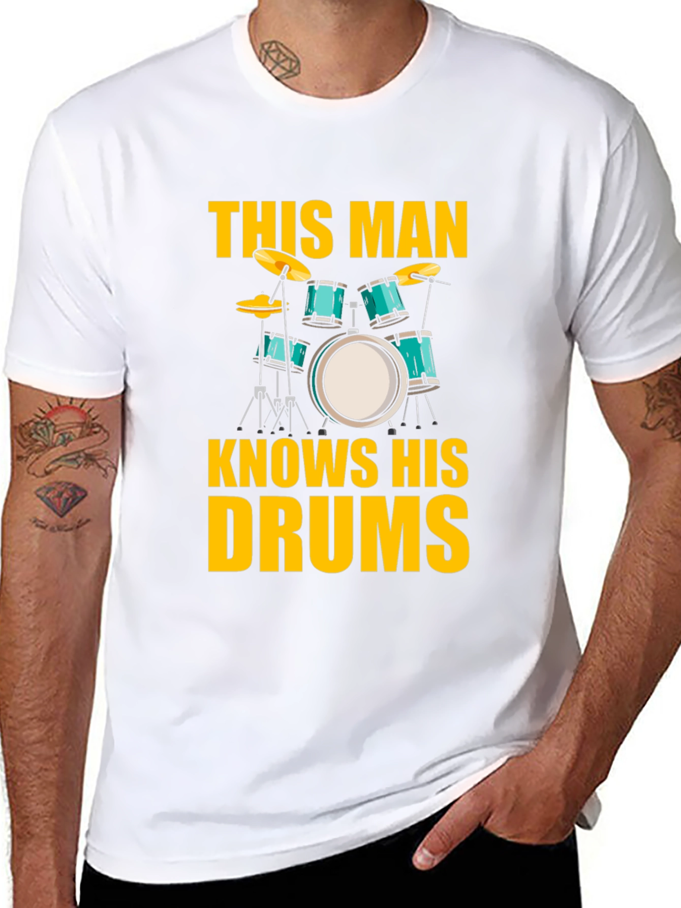 This Man Knows His Drums T-Shirt