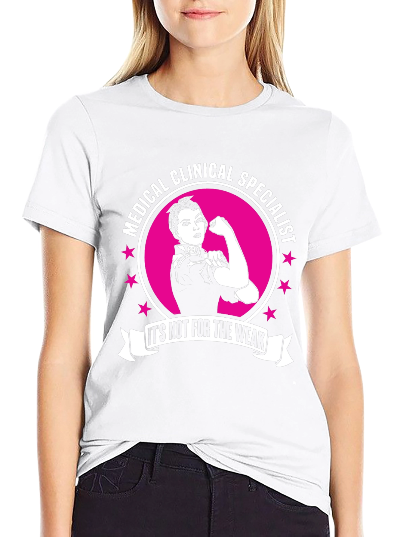 Medical Clinical Specialist Strong Woman T-Shirt