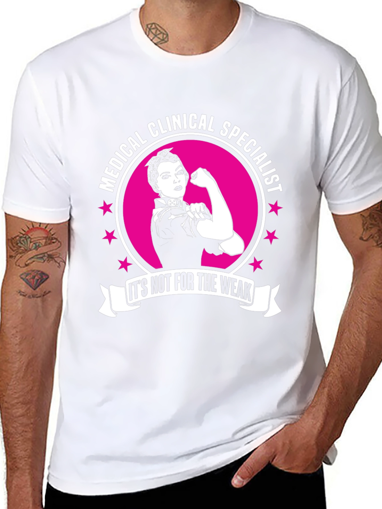 Medical Clinical Specialist Strong Woman T-Shirt