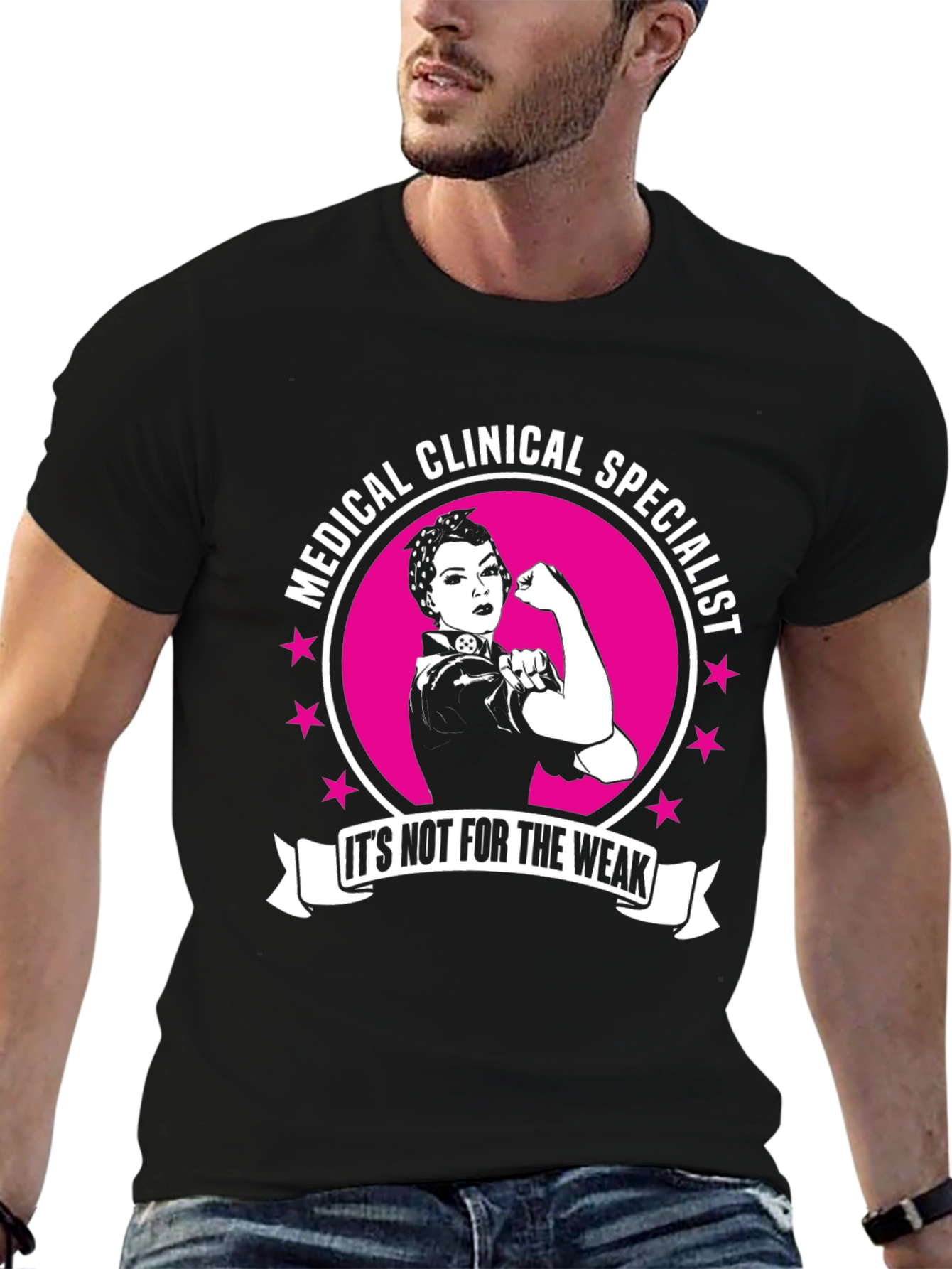 Medical Clinical Specialist Strong Woman T-Shirt