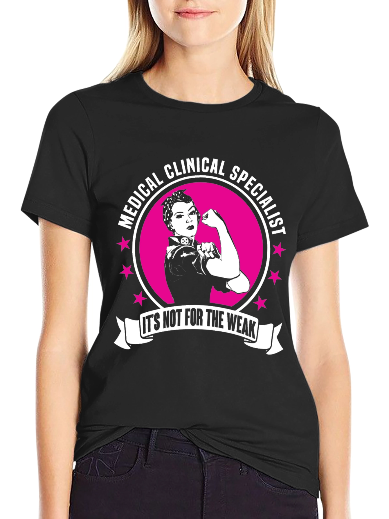 Medical Clinical Specialist Strong Woman T-Shirt