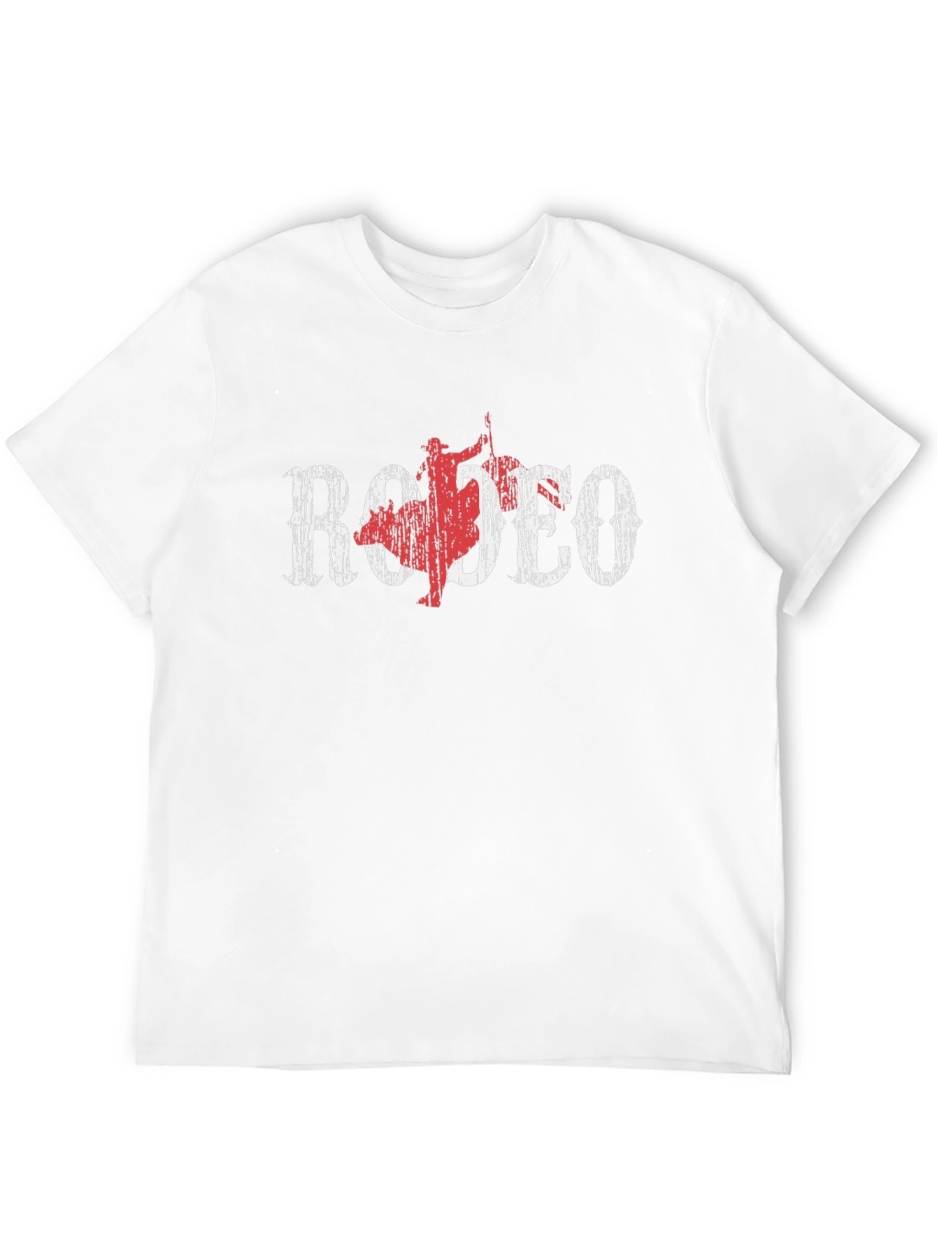 Rodeo Graphic T-Shirt - Cowboy Bull Riding Design