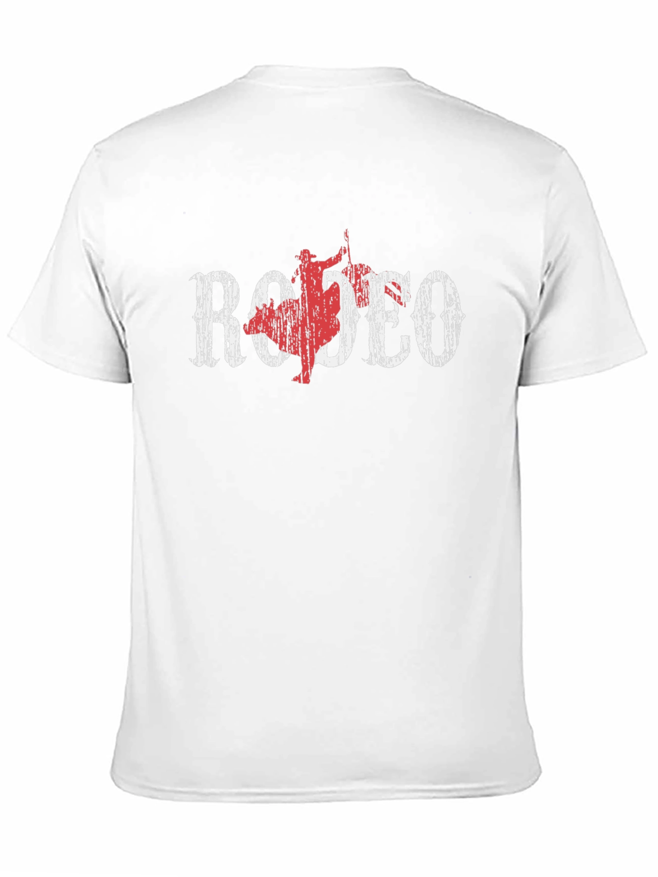 Rodeo Graphic T-Shirt - Cowboy Bull Riding Design