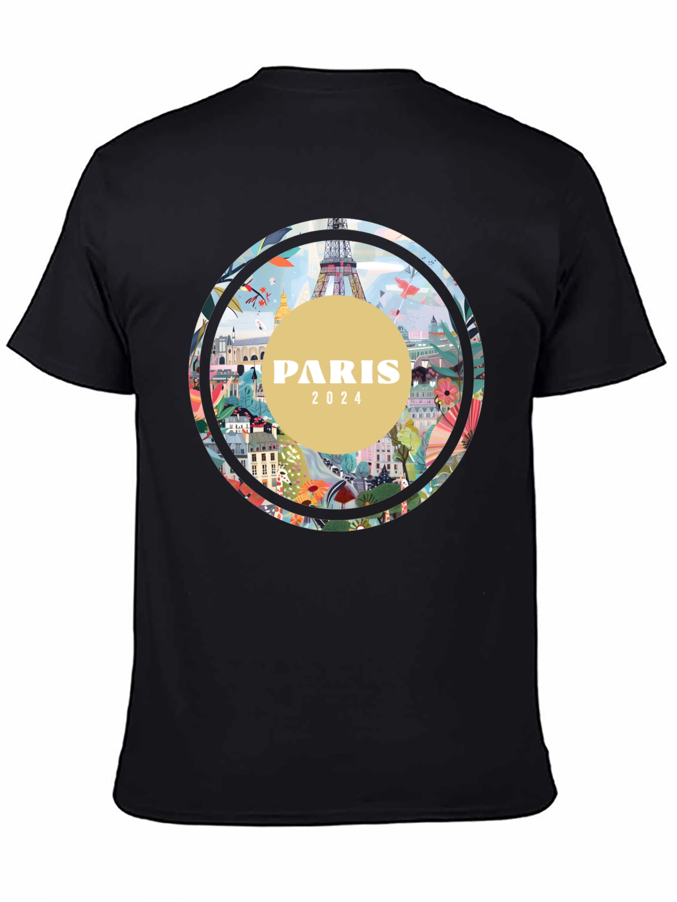 Paris 2024 Graphic Tee - Stylish Cityscape T-Shirt