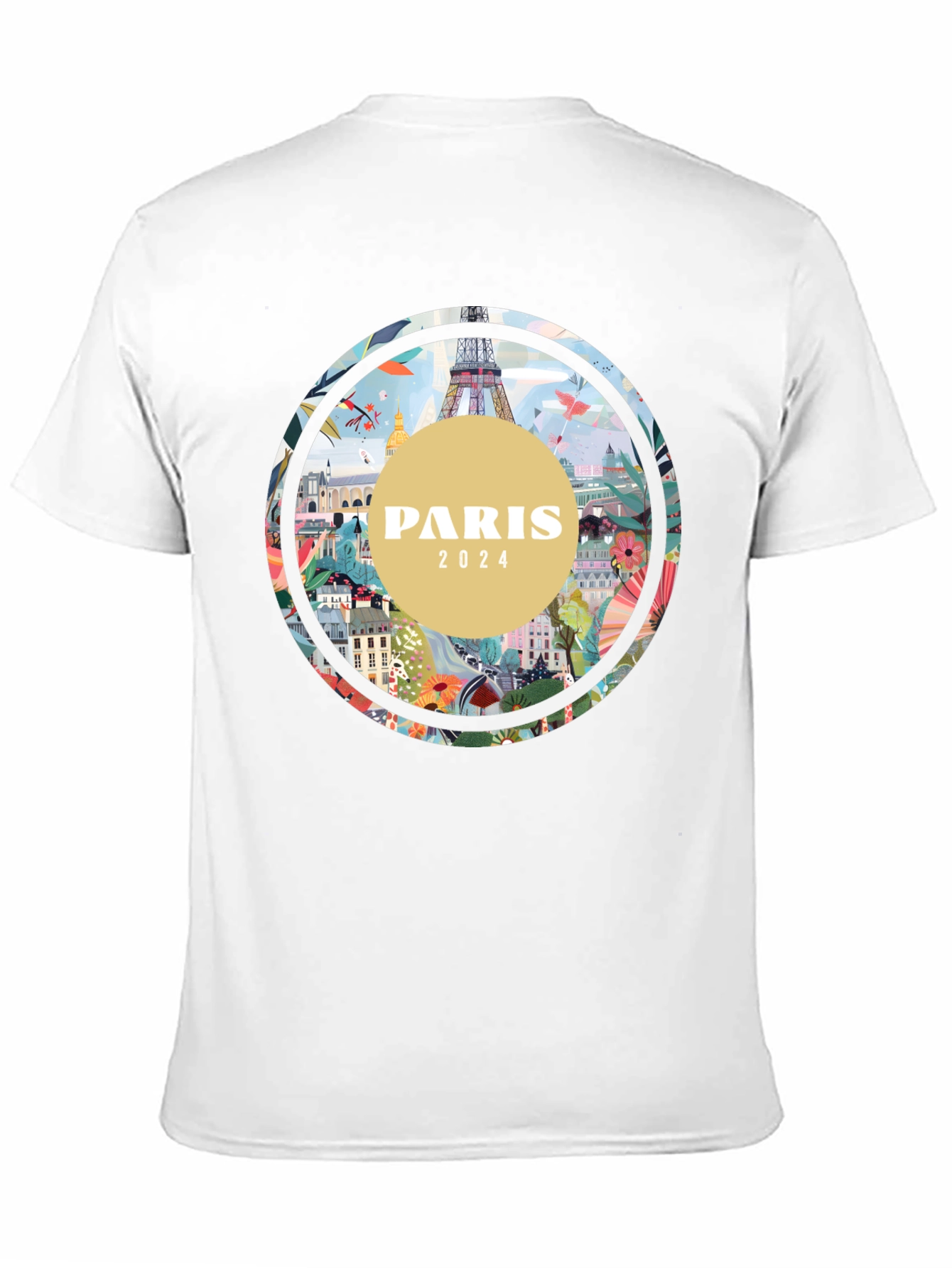 Paris 2024 Graphic Tee - Stylish Cityscape T-Shirt